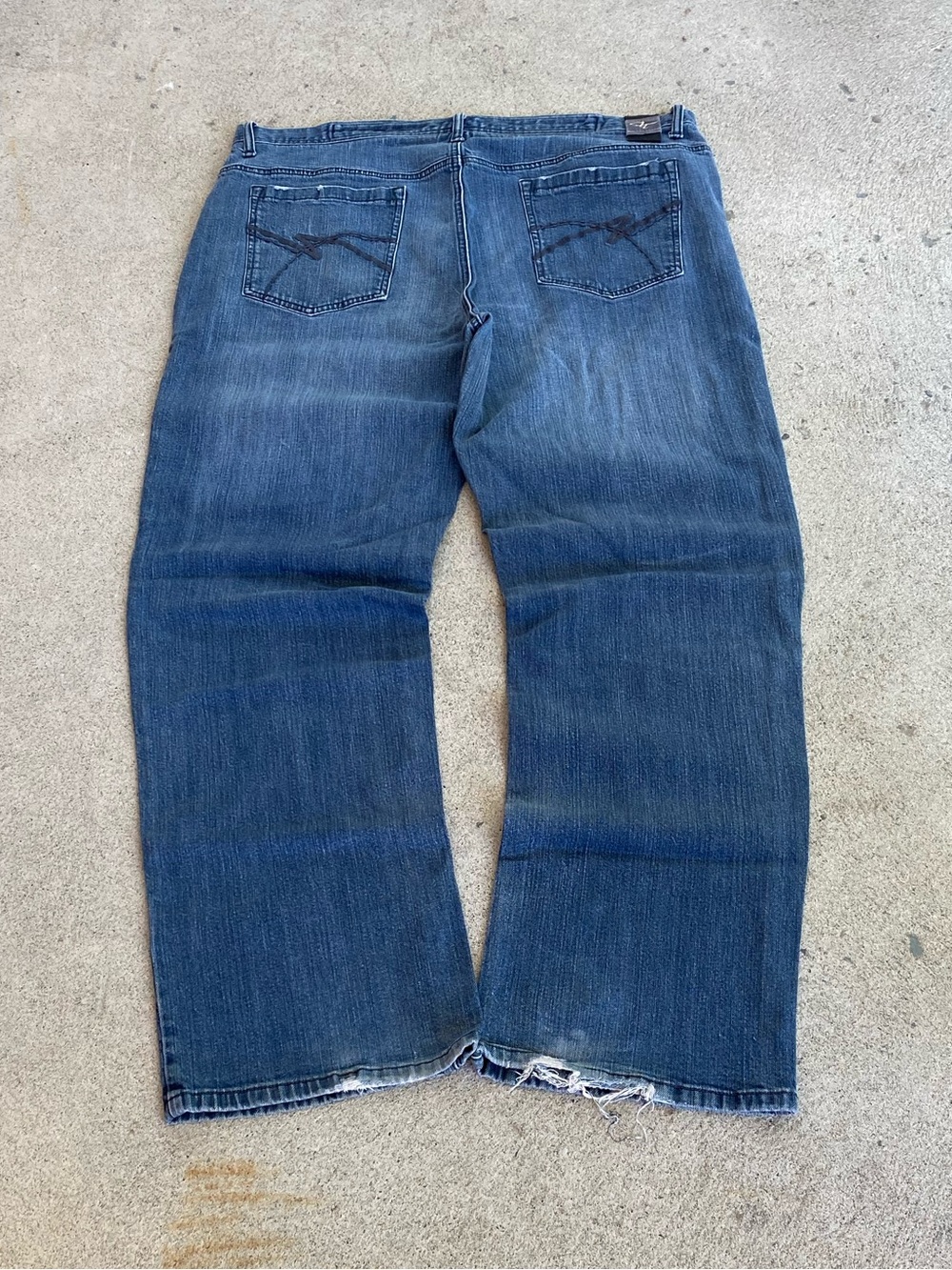 Y2k Embroidered Baggy Jeans